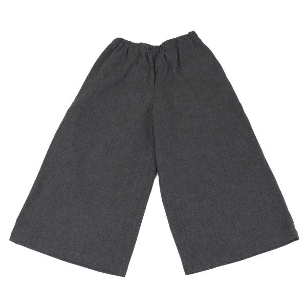 COMME des GARCONS Wool Blend Easy Wide Pants Grey S K-163319_001