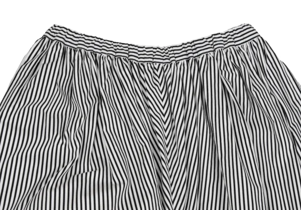 COMME des GARCONS Cotton Stripe Wide Dropped Crotch Pants K-163320_002