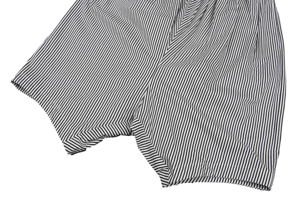 COMME des GARCONS Cotton Stripe Wide Dropped Crotch Pants K-163320_005