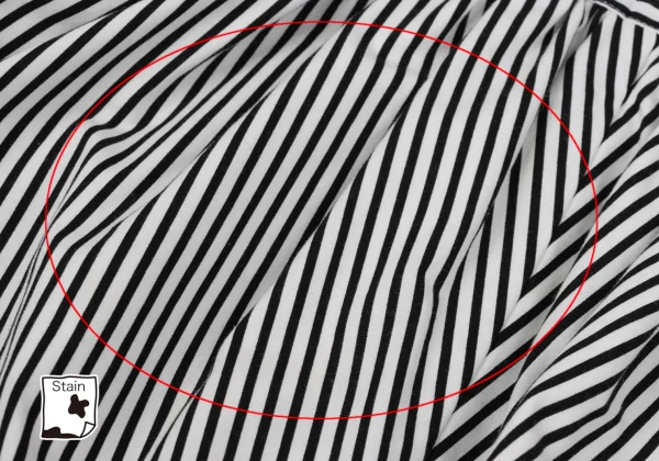 COMME des GARCONS Cotton Stripe Wide Dropped Crotch Pants K-163320_008