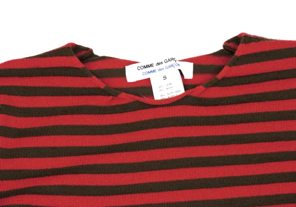 COMME des GARCONS Wool Blend Striped Knit K-163322_004