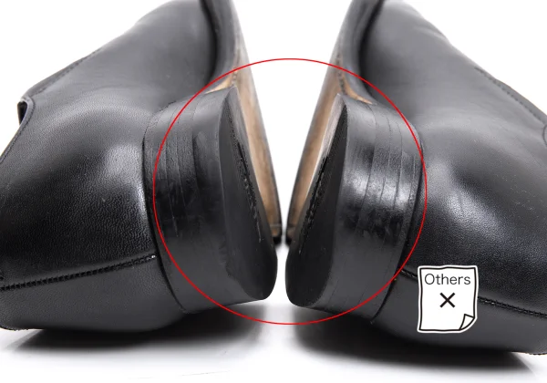 COMME des GARCONS Leather Slip-on Shoes K-163326_012