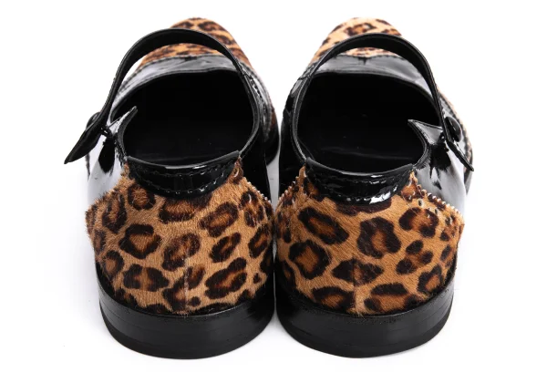 tricot COMME des GARCONS Leopard Unborn Calf Leather Pumps K-163327_006