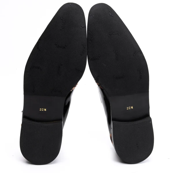 tricot COMME des GARCONS Leopard Unborn Calf Leather Pumps K-163327_012