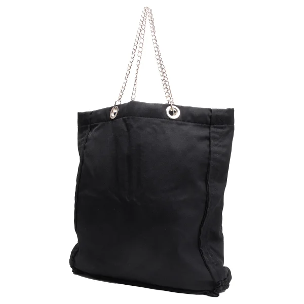 COMME des GARCONS Wool Gaba Chain Handle Bag Black  K-163328_001