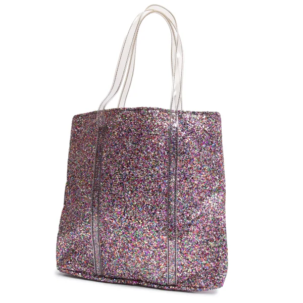tricot COMME des GARCONS Glitter PVC Tote Bag Multi-Color  K-163329_001