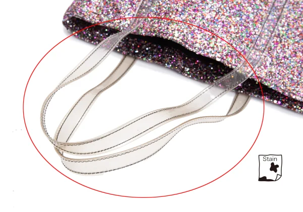 tricot COMME des GARCONS Glitter PVC Tote Bag K-163329_006