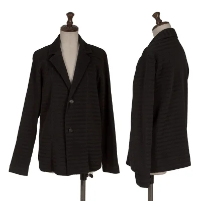 ISSEY MIYAKE Stripe Pleated Jacket