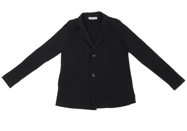 ISSEY MIYAKE Stripe Pleated Jacket K-163330_002