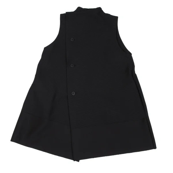 ISSEY MIYAKE Stripe Weave Sleeveless Jacket & Pants K-163335_003