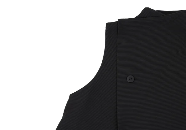 ISSEY MIYAKE Stripe Weave Sleeveless Jacket & Pants K-163335_006