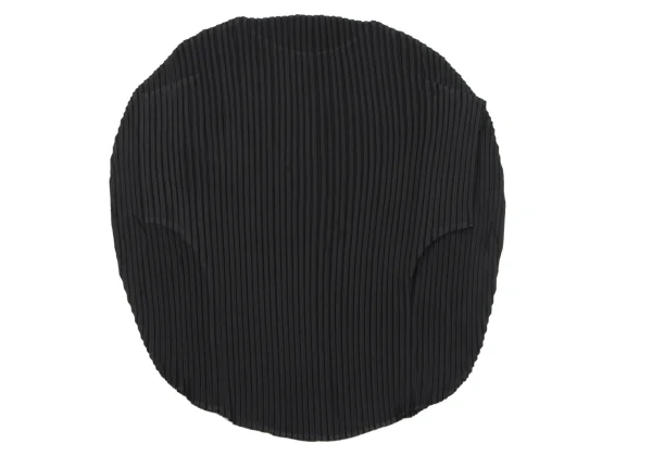 イッセイミヤケISSEY MIYAKE サークルデザインプリーツトップス 黒2 K-163336_008