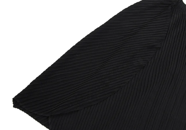 イッセイミヤケISSEY MIYAKE サークルデザインプリーツスカート 黒2 K-163337_006