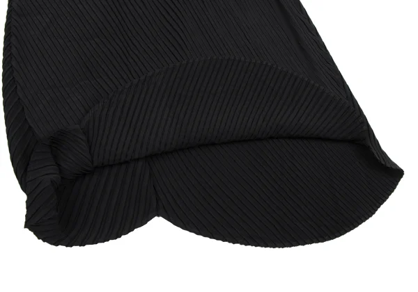 イッセイミヤケISSEY MIYAKE サークルデザインプリーツスカート 黒2 K-163337_007