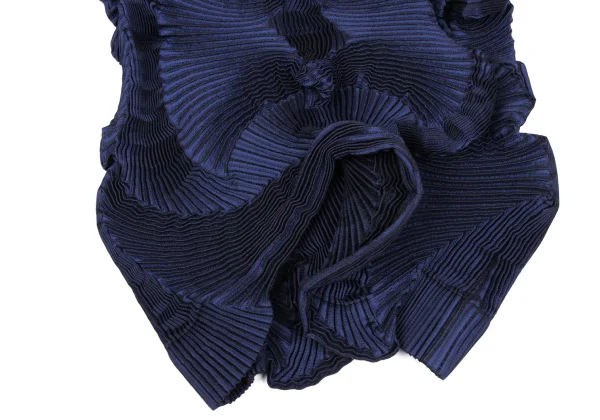 ISSEY MIYAKE 3D Steam Stretch Pleated Sleeveless Top K-163339_007