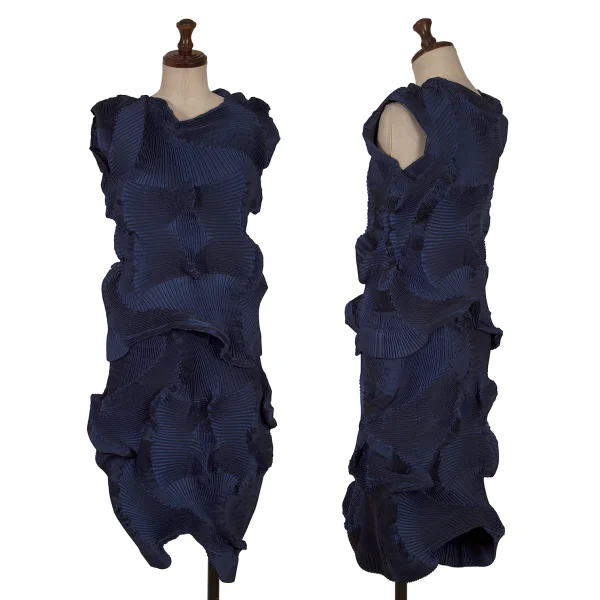 ISSEY MIYAKE 3D Steam Stretch Pleats Skirt K-163340_010