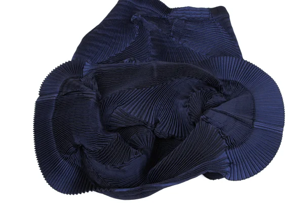 ISSEY MIYAKE 3D Steam Stretch Pleats Asymmetrical Panel Top & Skirt K-163341_015