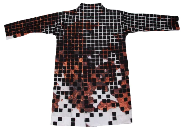 ISSEY MIYAKE Block Paste Graphic Shirt Jacket K-163342_002