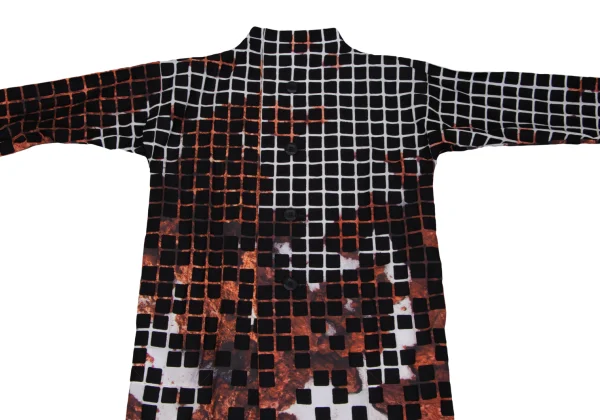 ISSEY MIYAKE Block Paste Graphic Shirt Jacket K-163342_003