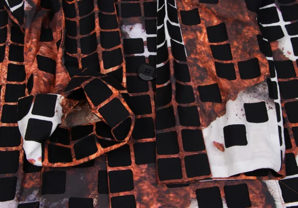 ISSEY MIYAKE Block Paste Graphic Shirt Jacket K-163342_008