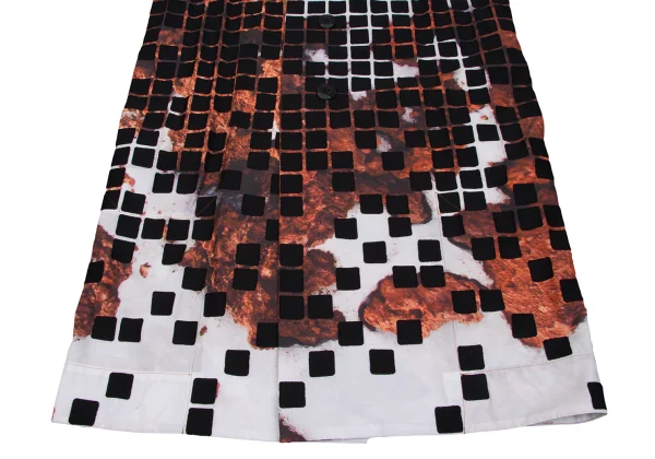 ISSEY MIYAKE Block Paste Graphic Shirt Jacket K-163342_009