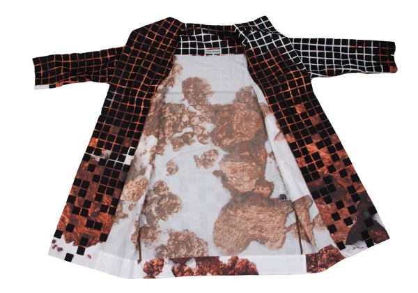 ISSEY MIYAKE Block Paste Graphic Shirt Jacket K-163342_011