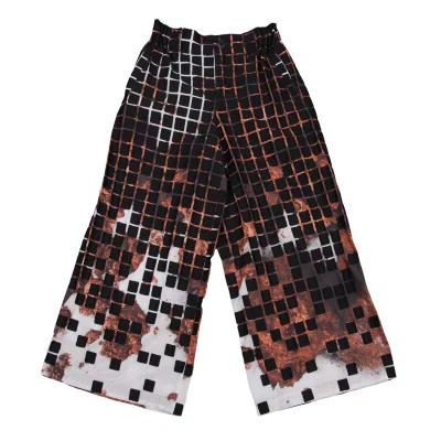 ISSEY MIYAKE Pasted Graphic Wide Pants