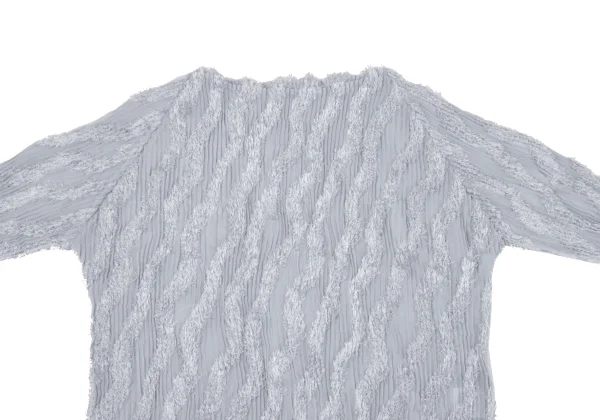 ISSEY MIYAKE Bias Pile See-through Pleats Top K-163348_003