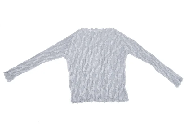 ISSEY MIYAKE Bias Pile See-through Pleats Top K-163348_009