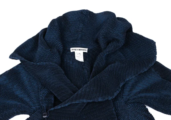 ISSEY MIYAKE 3D Steam Stretch Wave Coat K-163349_004