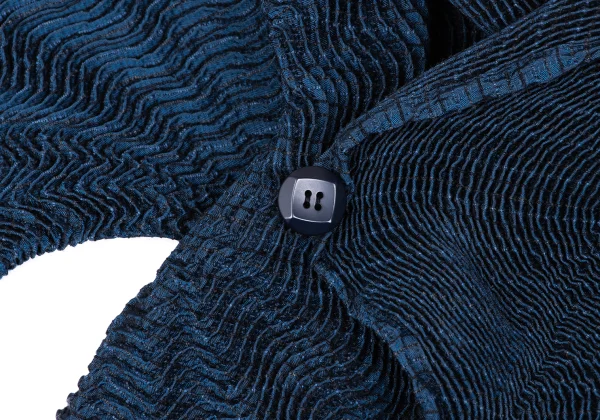 ISSEY MIYAKE 3D Steam Stretch Wave Coat K-163349_008