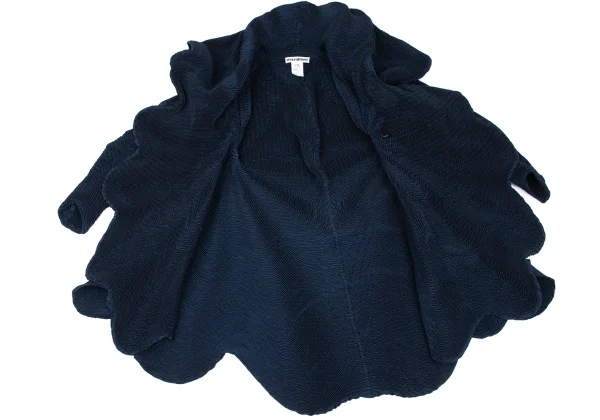 ISSEY MIYAKE 3D Steam Stretch Wave Coat K-163349_010