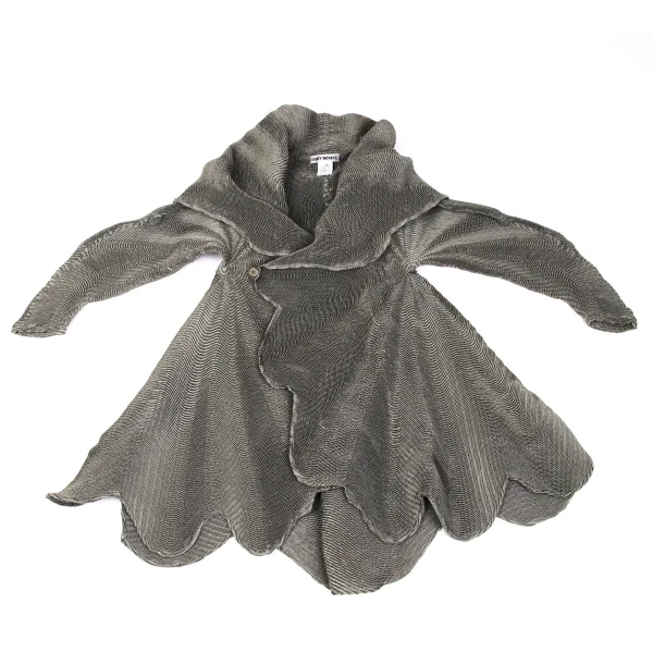 ISSEY MIYAKE 3D Steam Stretch Wave Coat K-163350_002