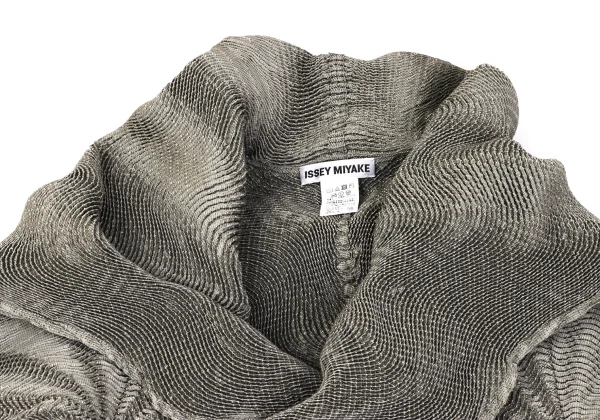 ISSEY MIYAKE 3D Steam Stretch Wave Coat K-163350_004