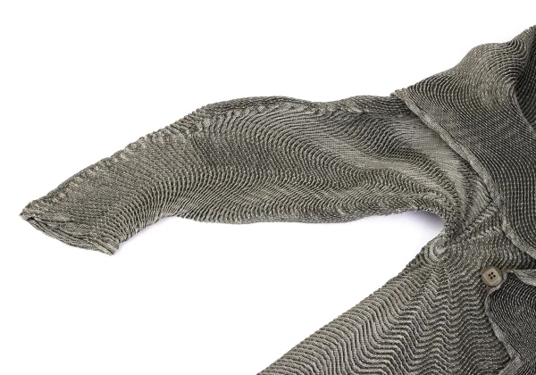 ISSEY MIYAKE 3D Steam Stretch Wave Coat K-163350_005