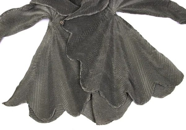 ISSEY MIYAKE 3D Steam Stretch Wave Coat K-163350_007