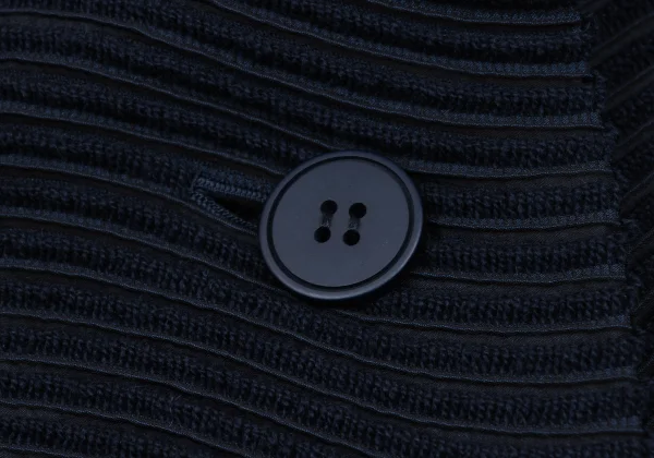 ISSEY MIYAKE 3D Steam Stretch Pleats Switching Wave Jacket K-163351_009