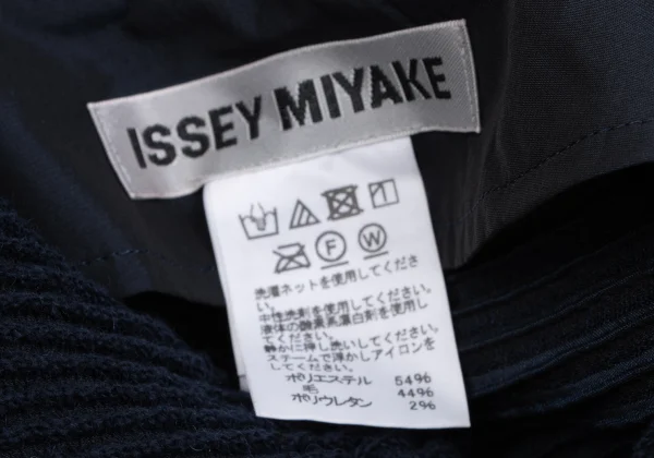 ISSEY MIYAKE 3D Steam Stretch Pleats Switching Wave Jacket K-163351_014