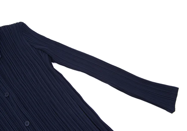 ISSEY MIYAKE Open Collar Pleated Jacket K-163352_006