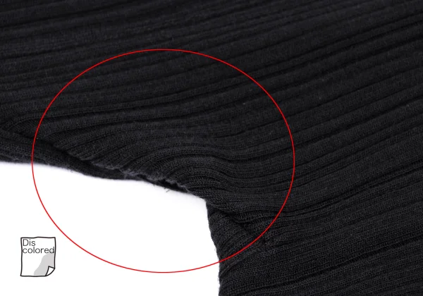 ISSEY MIYAKE Cotton Blend Ribbed Buttonless Cardigan K-163356_004