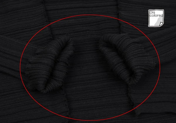 ISSEY MIYAKE Cotton Blend Ribbed Buttonless Cardigan K-163356_009