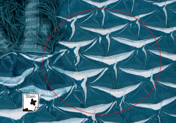 ISSEY MIYAKE Triangle Steam Stretch Pleated Fringe Neck Over Poncho K-163359_004