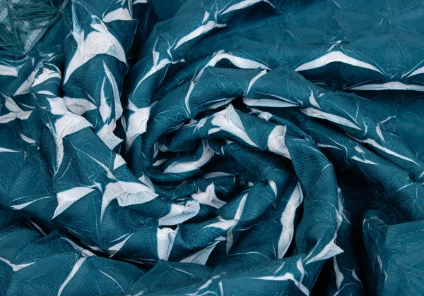 ISSEY MIYAKE Triangle Steam Stretch Pleated Fringe Neck Over Poncho K-163359_011