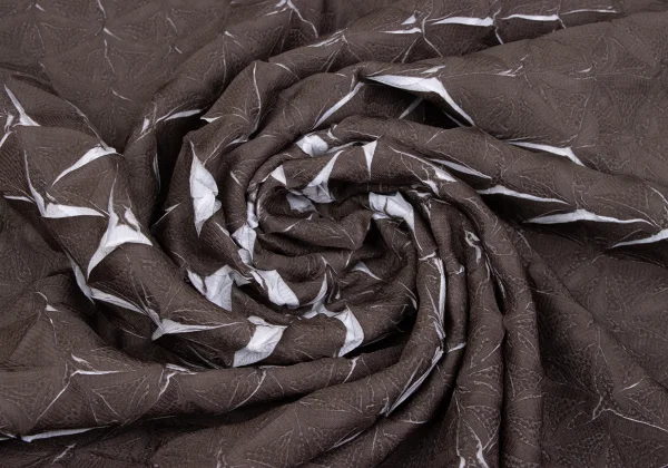 ISSEY MIYAKE Triangle Steam Stretch Pleated Fringe Neck Over Poncho K-163360_009