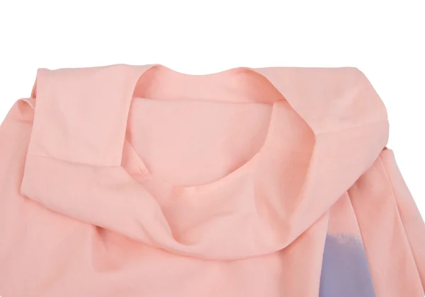 ISSEY MIYAKE Sheer Square Printed Drape Design Sleeveless Dress K-163365_004