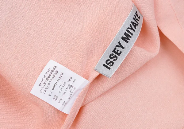 ISSEY MIYAKE Sheer Square Printed Drape Design Sleeveless Dress K-163365_016