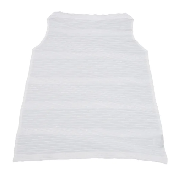 ISSEY MIYAKE Wrinkle Pleated Sleeveless Tunic K-163366_002