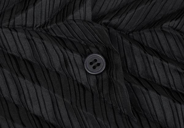 ISSEY MIYAKE Zigzag Pleated Long Sleeve Shirt K-163367_005