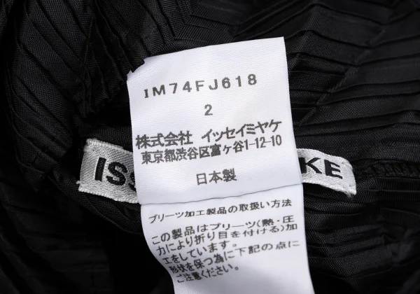 ISSEY MIYAKE Zigzag Pleated Long Sleeve Shirt K-163367_013