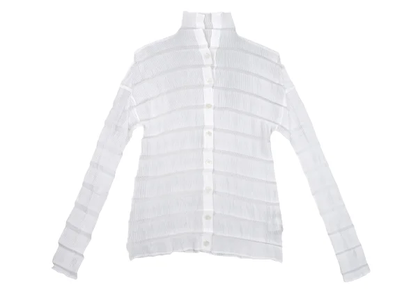 ISSEY MIYAKE Pleats See-through Shirt K-163368_002